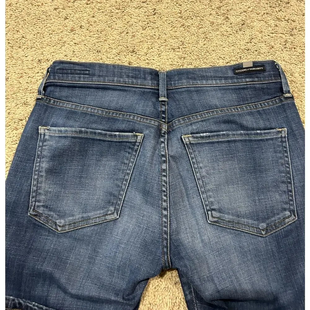 Vtg CITIZENS OF HUMANITY 25 (30 x 26) Cropped/ANkle JEANS Emerson Slim Boyfriend